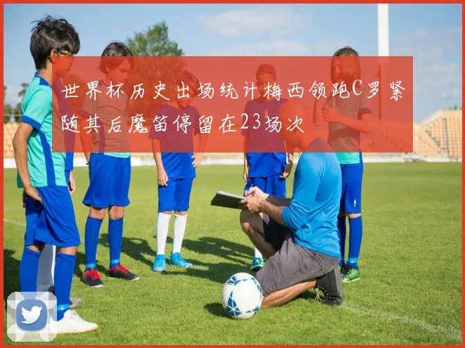 世界杯历史出场统计梅西领跑C罗紧随其后魔笛停留在23场次